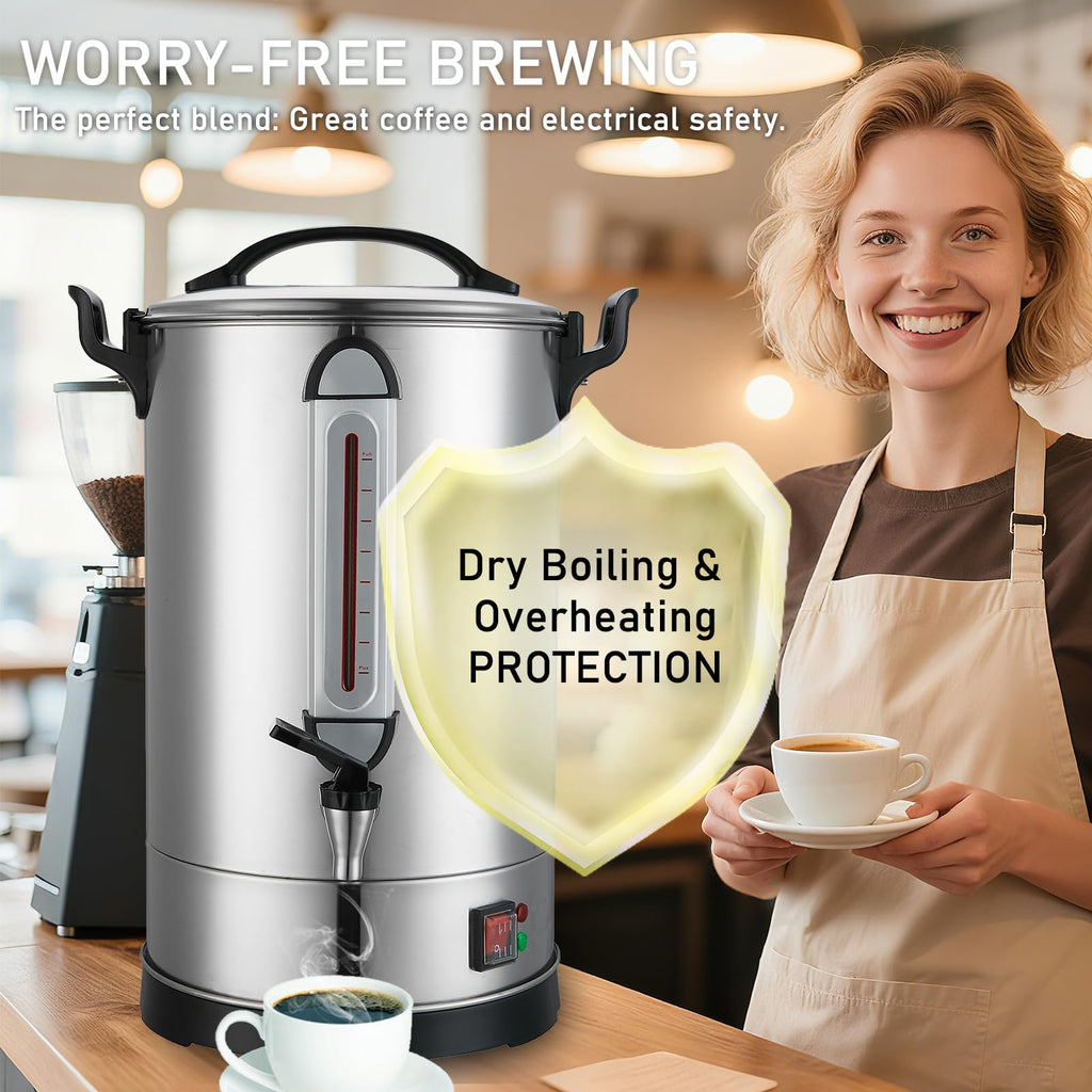 100 Cup Stainless Steel Commercial Coffee Urn N83409