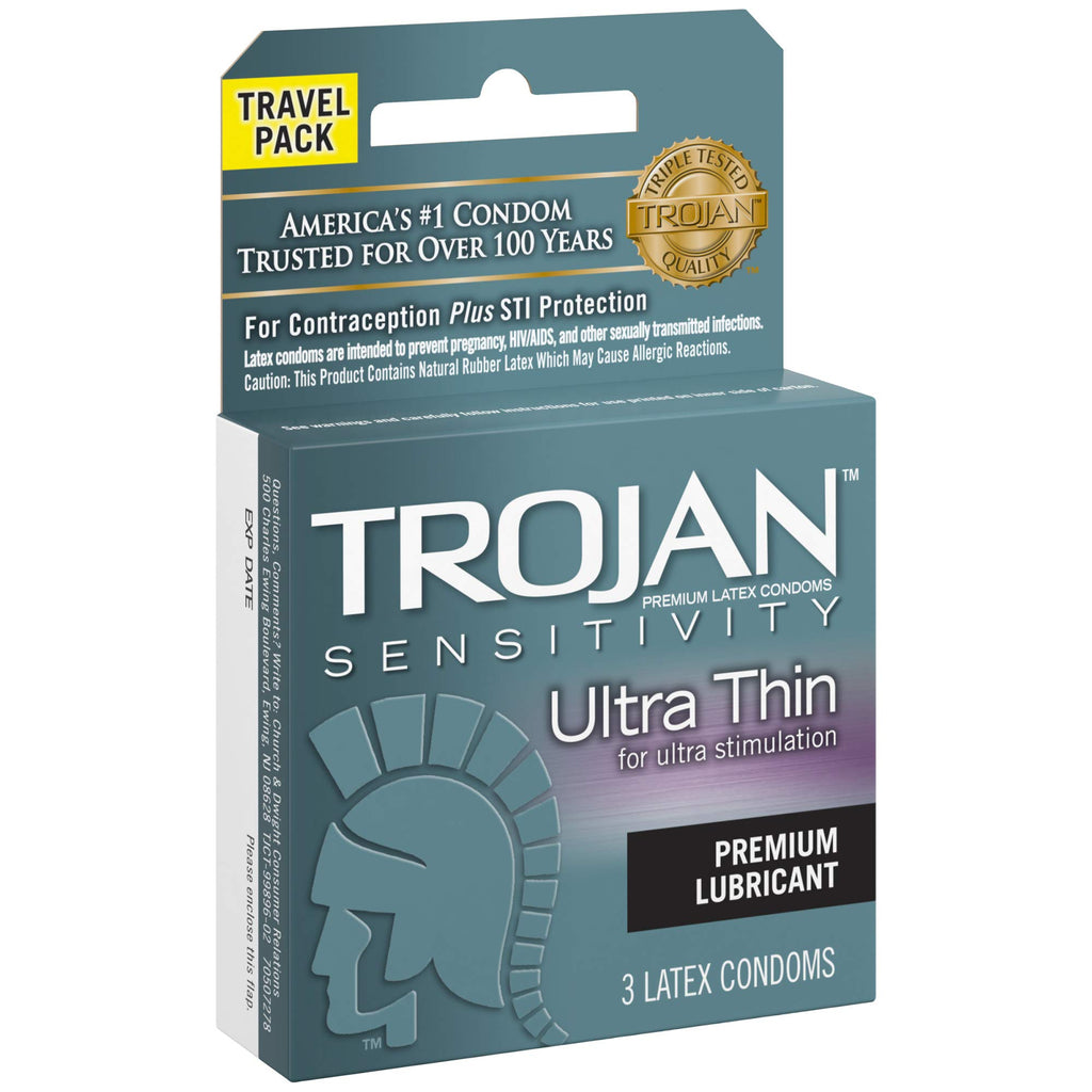 Ultra Thin Lubricated Condoms 3 Count K335