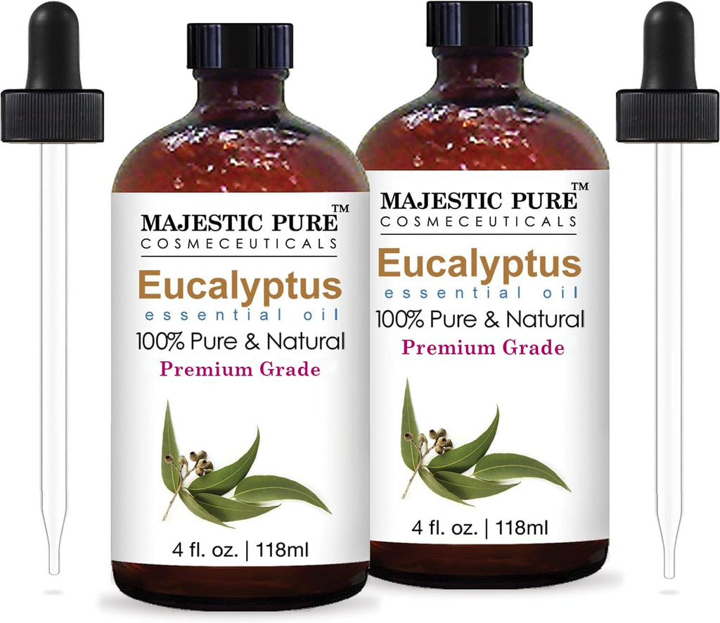 Peppermint and Eucalyptus Essential Oil 4 fl oz Pack of 2 P495