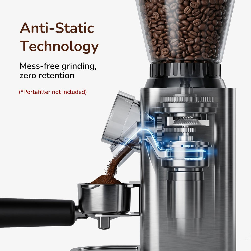 Electric Burr Coffee Grinder, 48 Grind Settings U461779