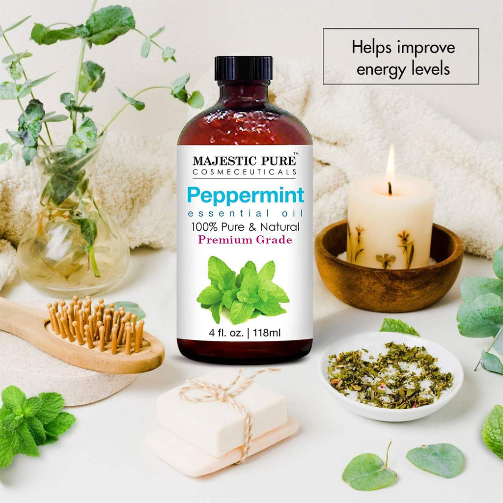 Peppermint and Eucalyptus Essential Oil 4 fl oz Pack of 2 P495