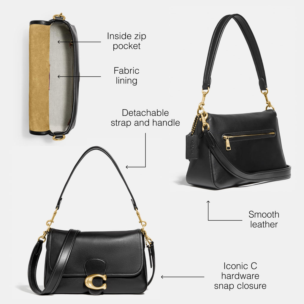 Soft Calf Leather Shoulder Bag N556742
