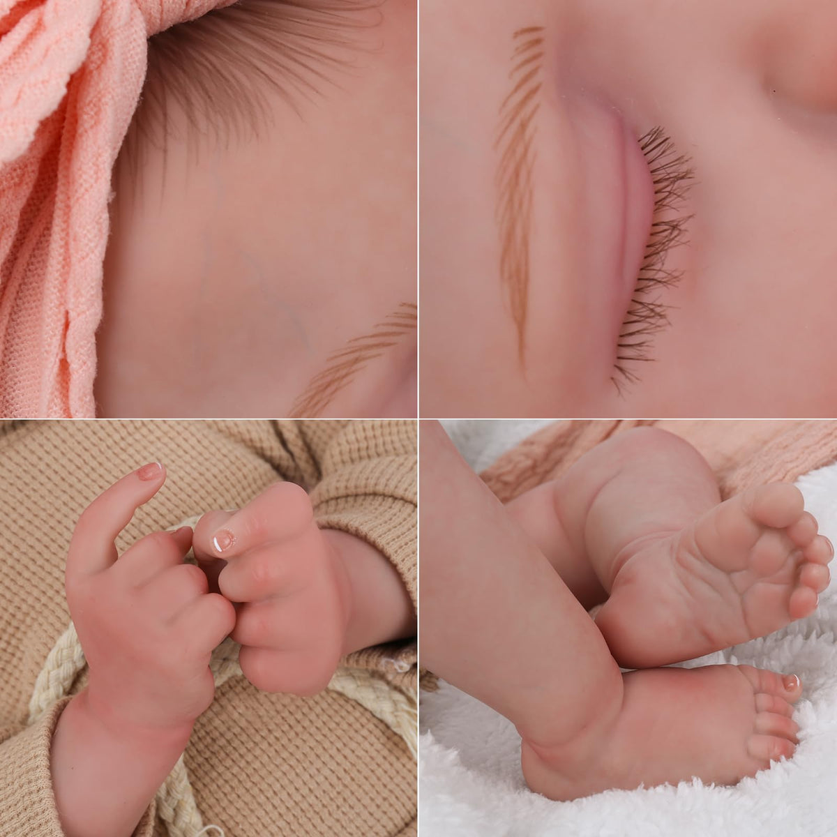 20 Inch Realistic Sleeping Reborn Baby Doll L4177