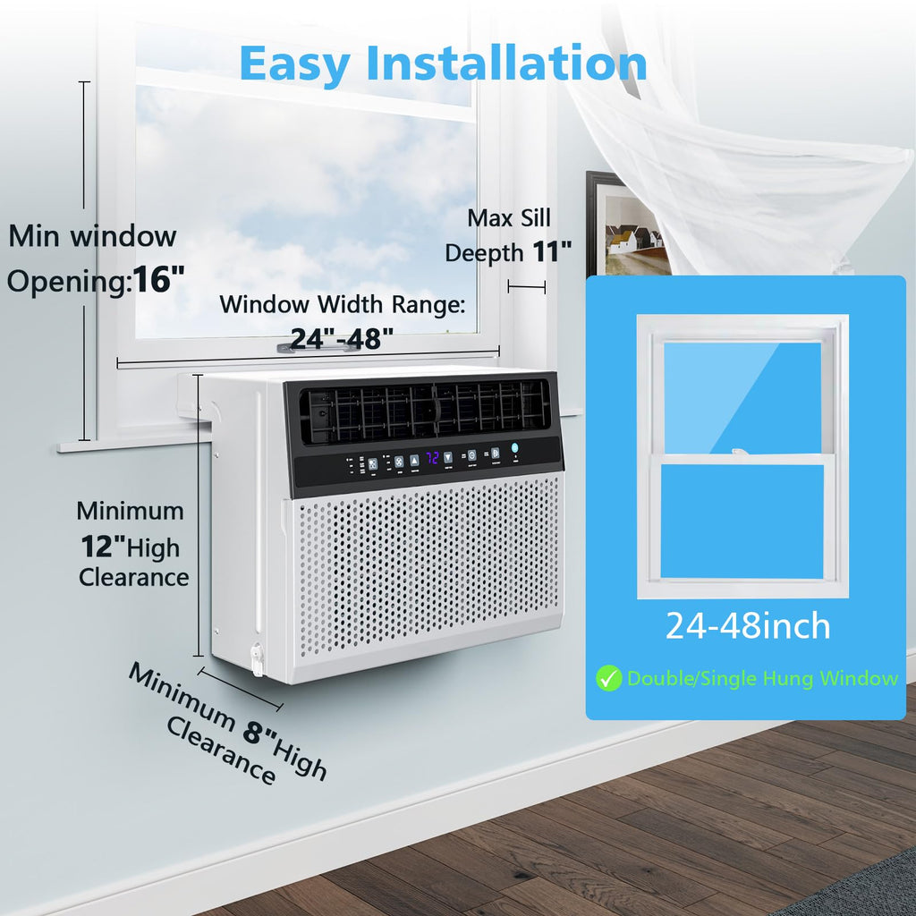 10000 BTU U-Shaped Window Air Conditioner Z686500