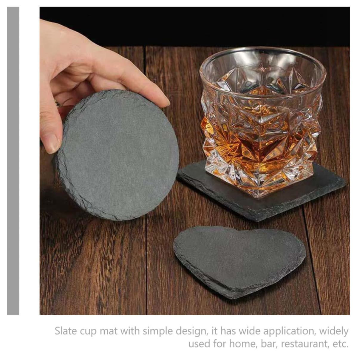 Natural Stone Cup Coaster Set 12pcs S454002