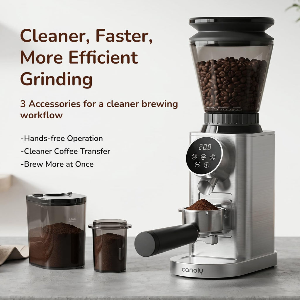 Electric Burr Coffee Grinder, 48 Grind Settings U461779