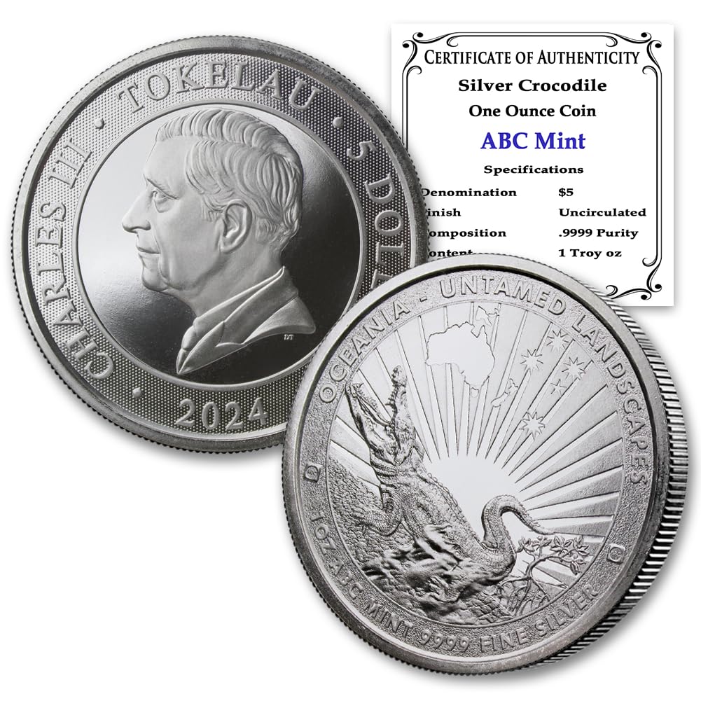 1 oz Silver Crocodile R940