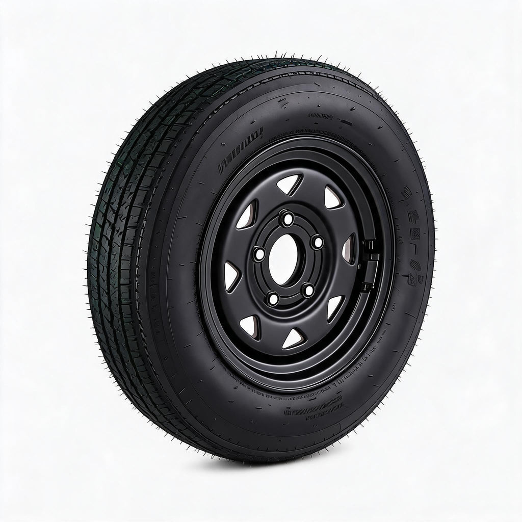 4.80-12 Trailer Tires with 12 in Rims, 2 Pack H730
