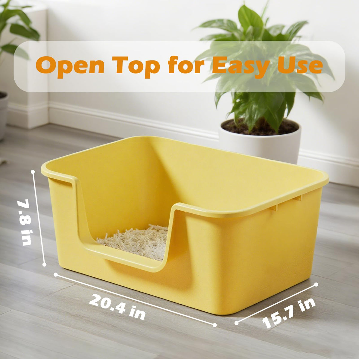 Low Entry High Sides Cat Litter Box K576