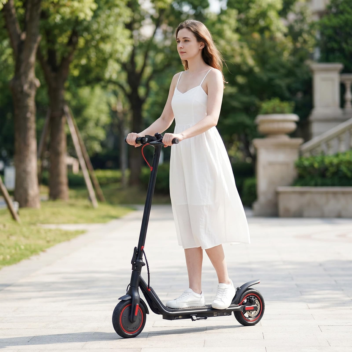 Electric Scooter with 8.5" Pneumatic Tires H39030