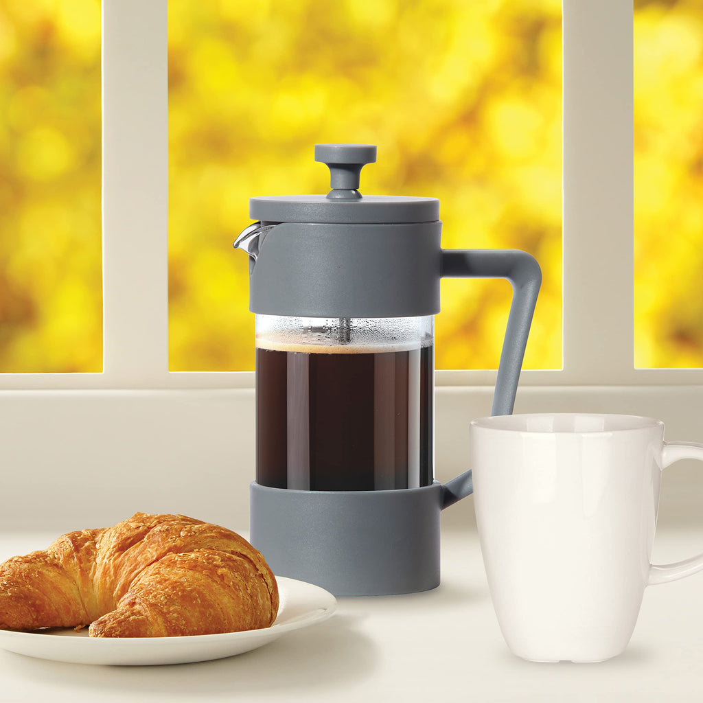 12oz Borosilicate Glass French Press Coffee Maker V125