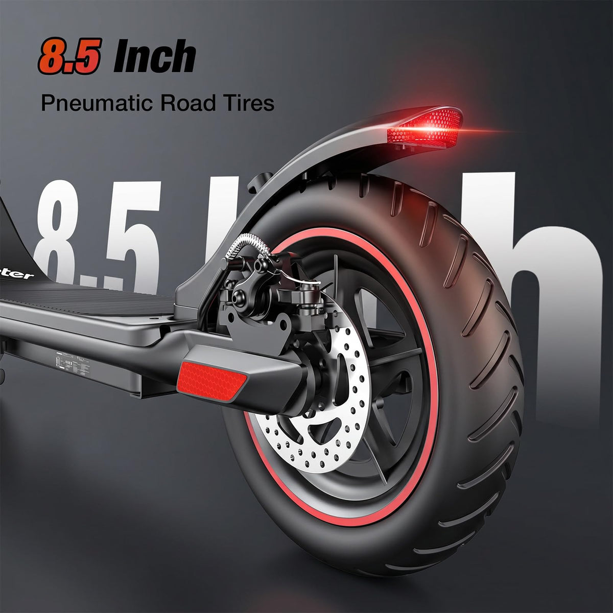 Electric Scooter with 8.5" Pneumatic Tires H39030