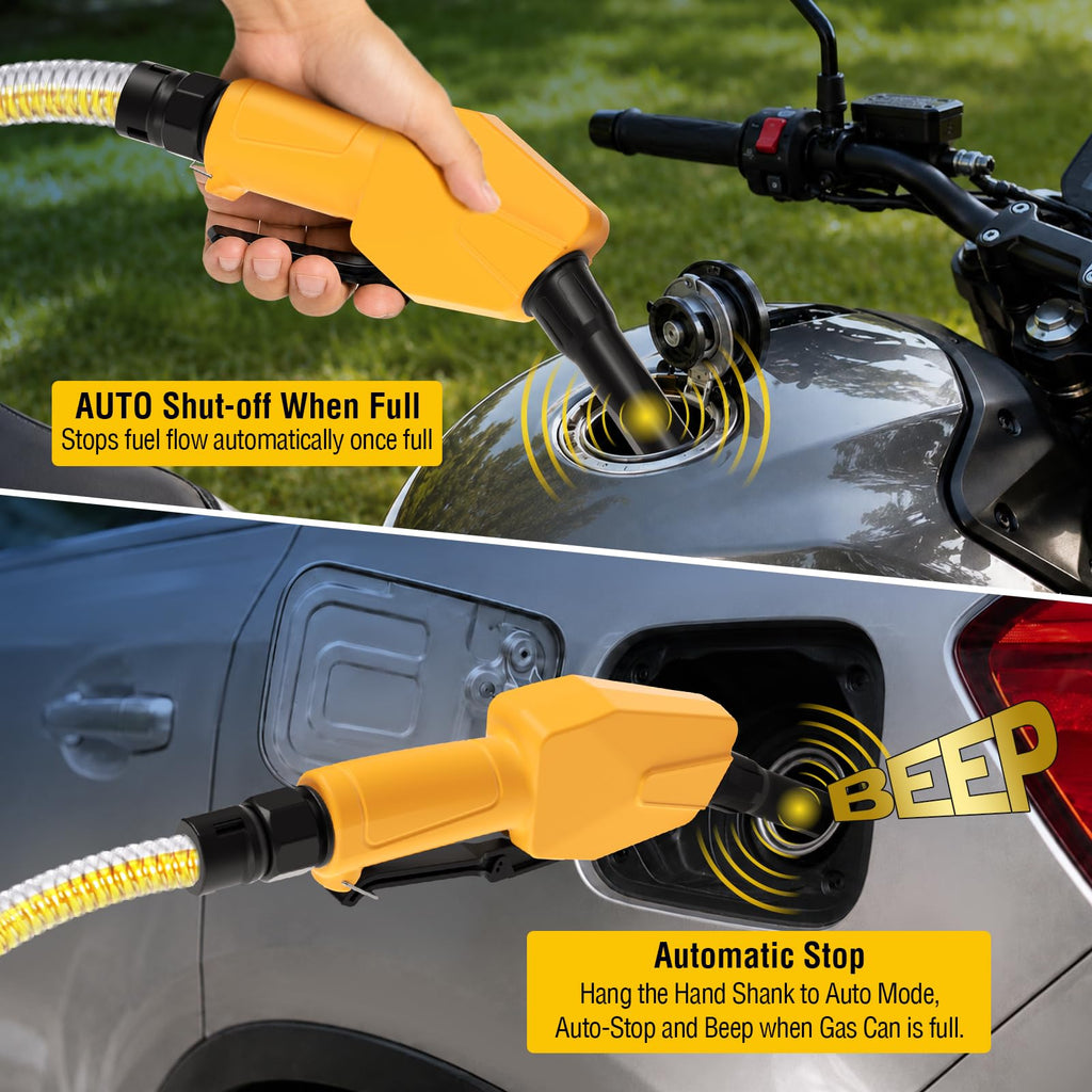 Cordless Fuel Transfer Pump with Auto-Stop Nozzle E372084