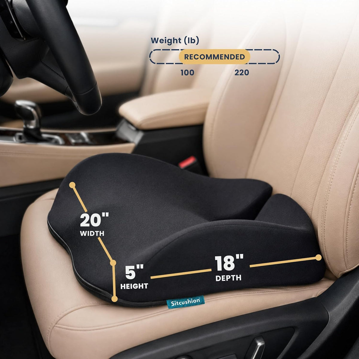 Car Seat Cushion and Seat Pad H8899