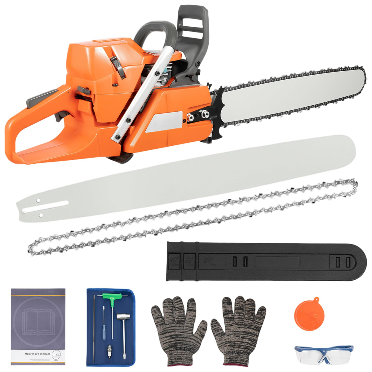 72CC Gas Chainsaw 2 Stroke 24'' Guide Board L74458