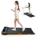 Walking Pad Treadmill with 10% Incline Y705443