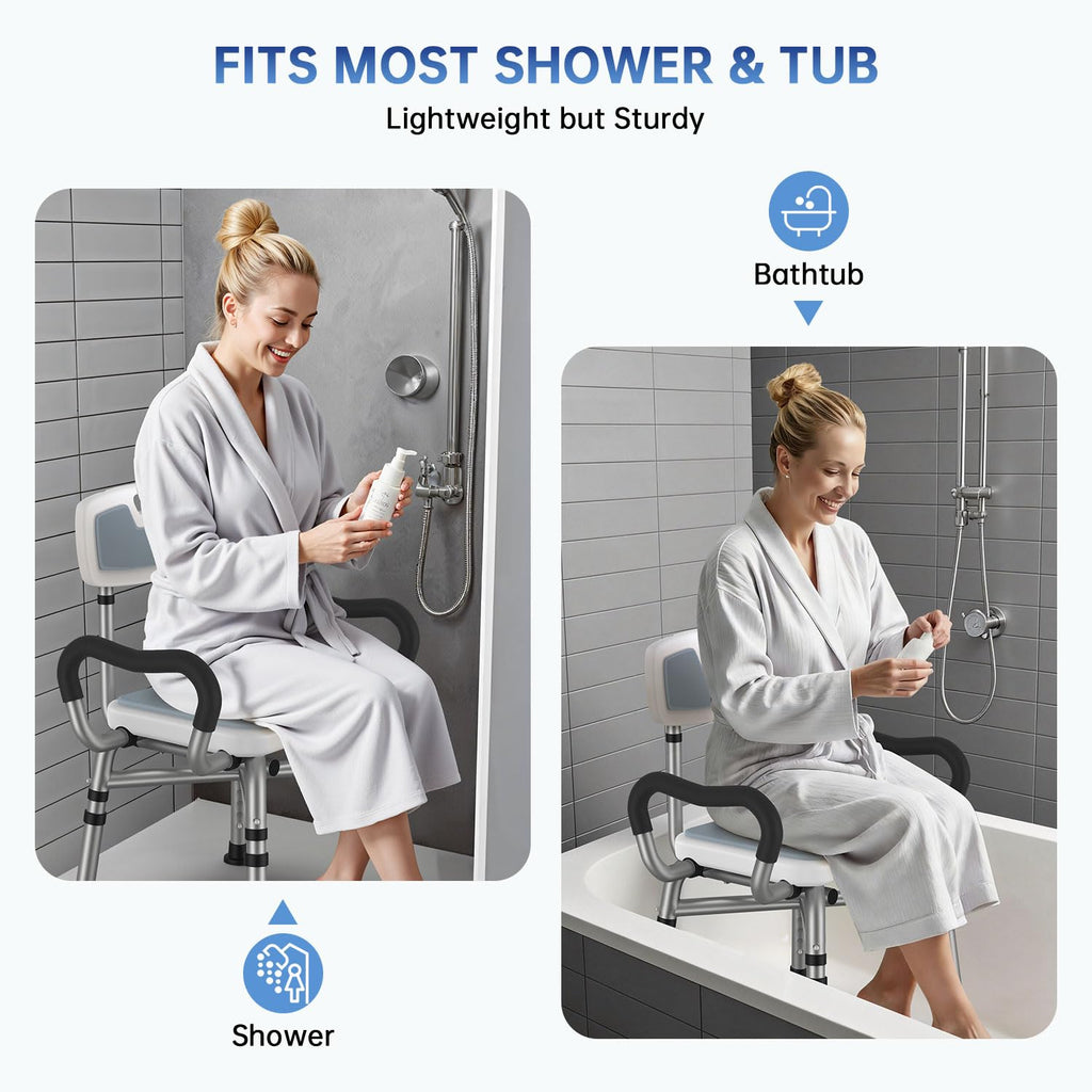 Shower Chair with Arms and Back F463266