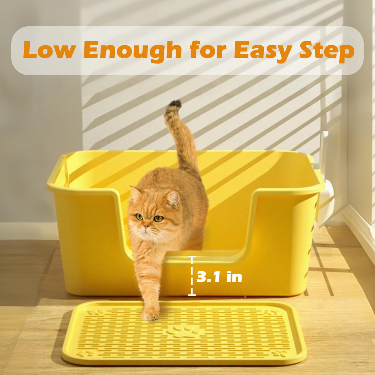 Low Entry High Sides Cat Litter Box K576