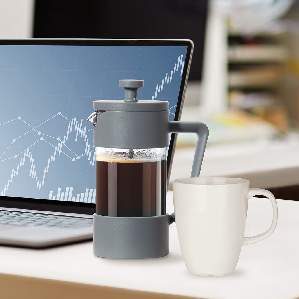 12oz Borosilicate Glass French Press Coffee Maker V125