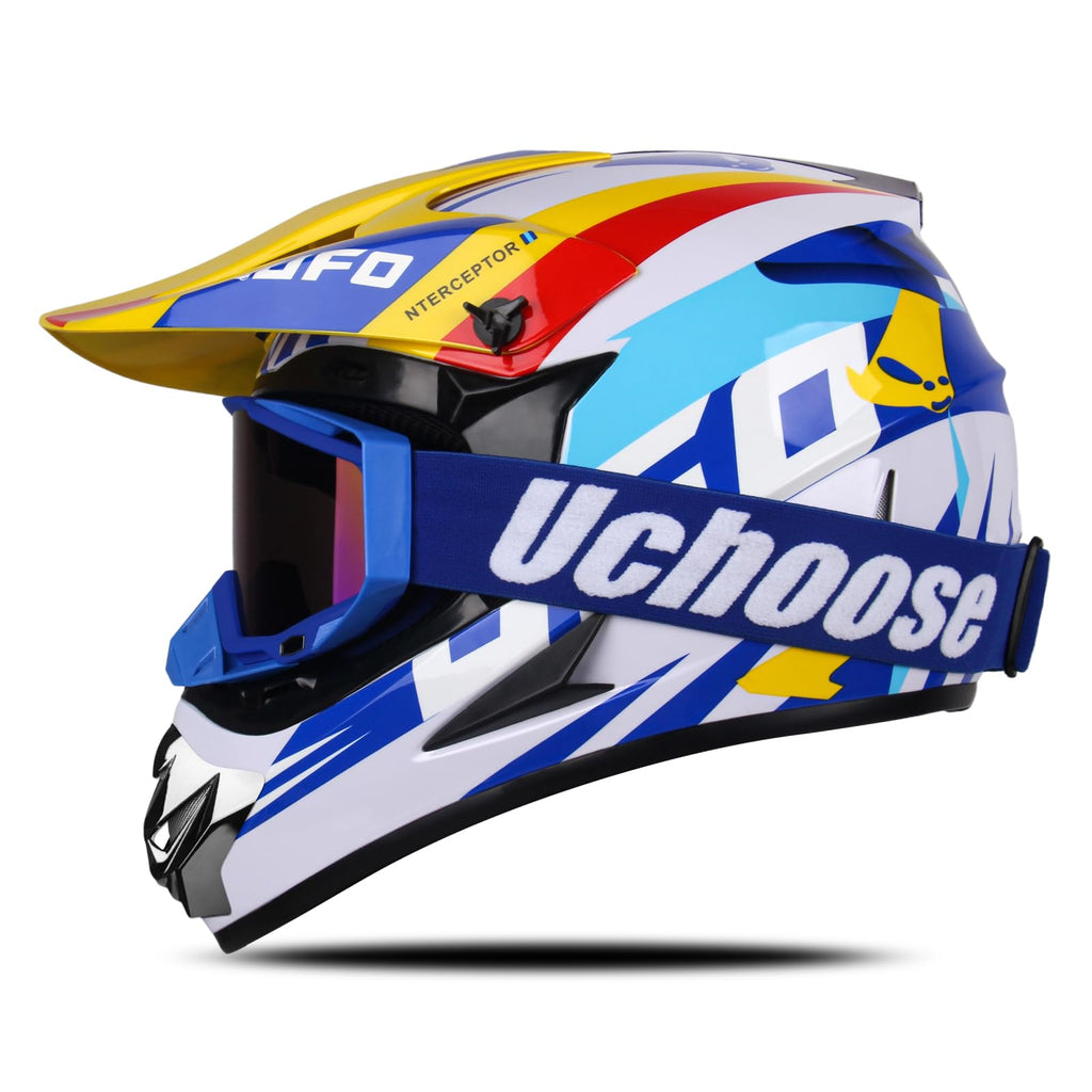 DOT Approved Kids Motocross Helmet with Goggles J837