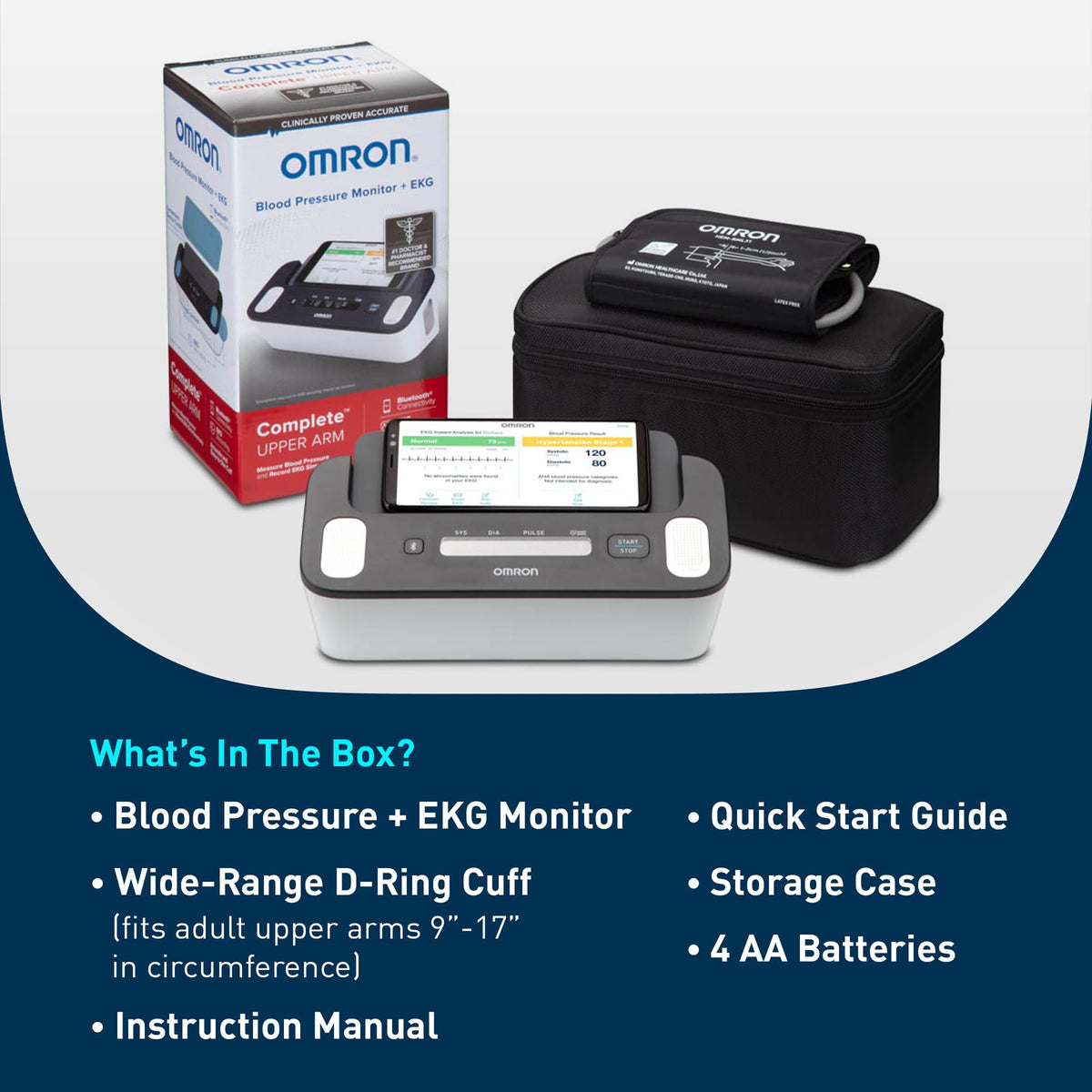 Blood Pressure Monitor + EKG I9656