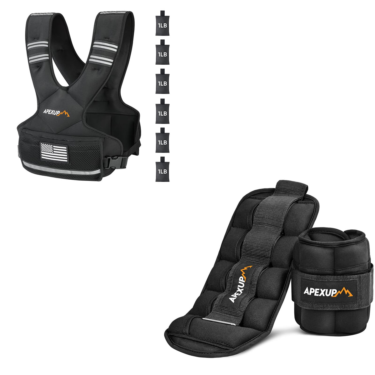 Adjustable Ankle Weights and Weighted Vest Z8072