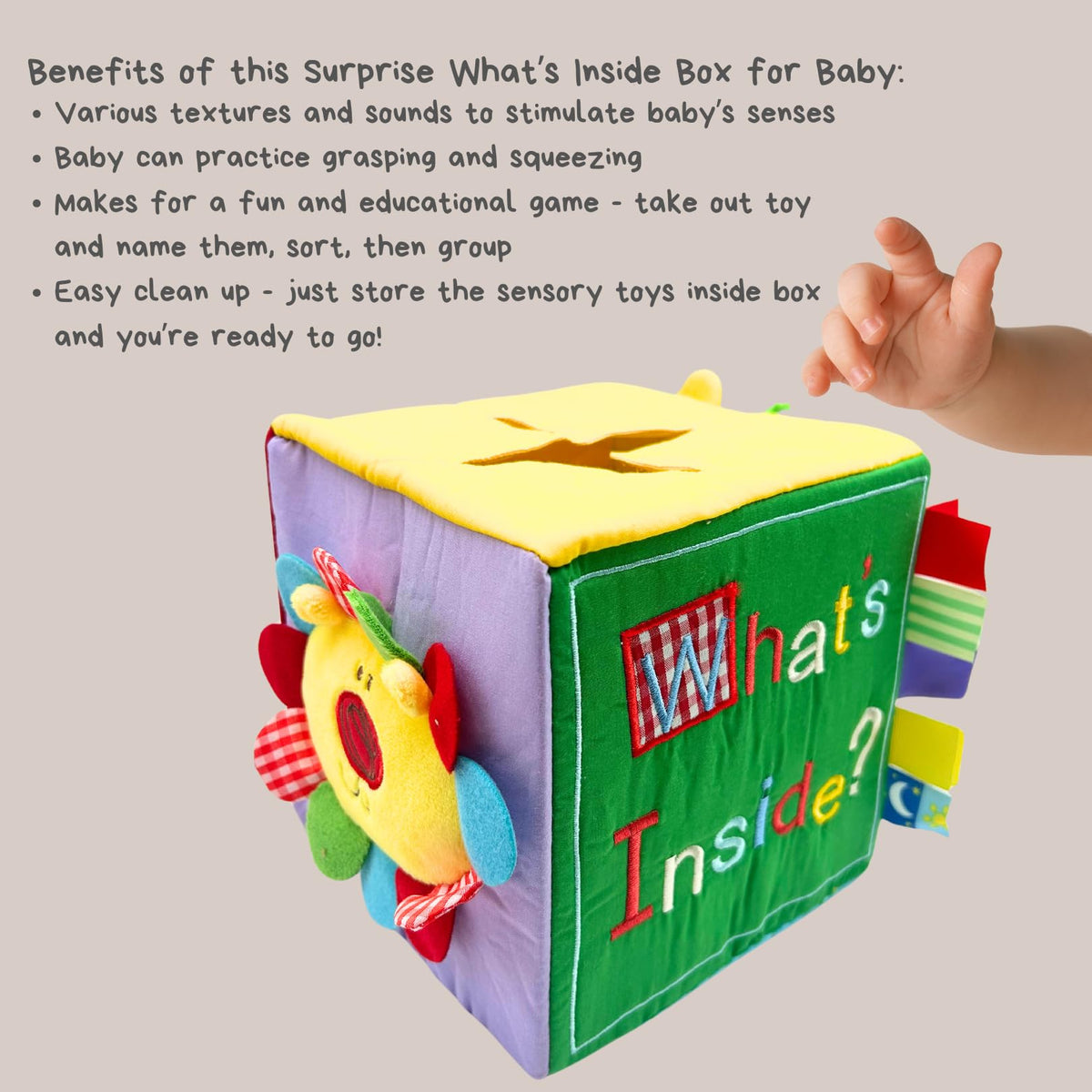 Baby Object Permanence Soft Plush Toy O45258