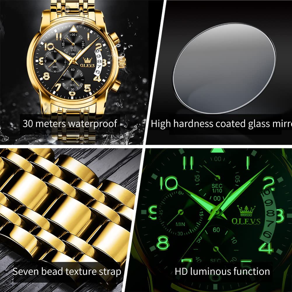 Waterproof Stainless Steel Quartz Analog Watch D916803