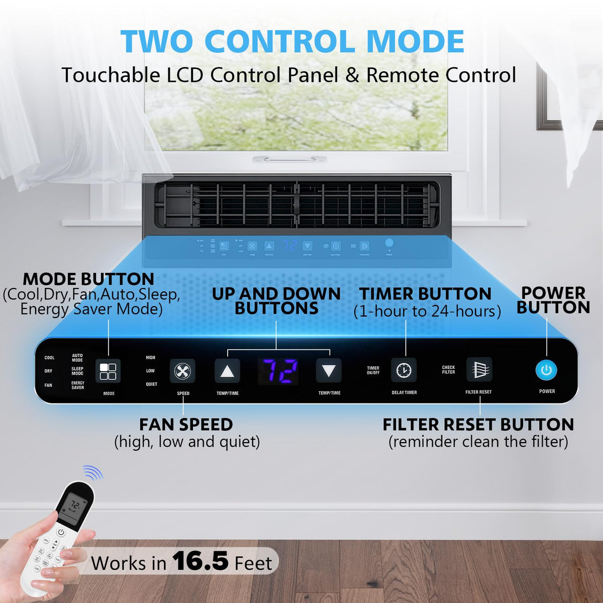 10000 BTU U-Shaped Window Air Conditioner Z686500