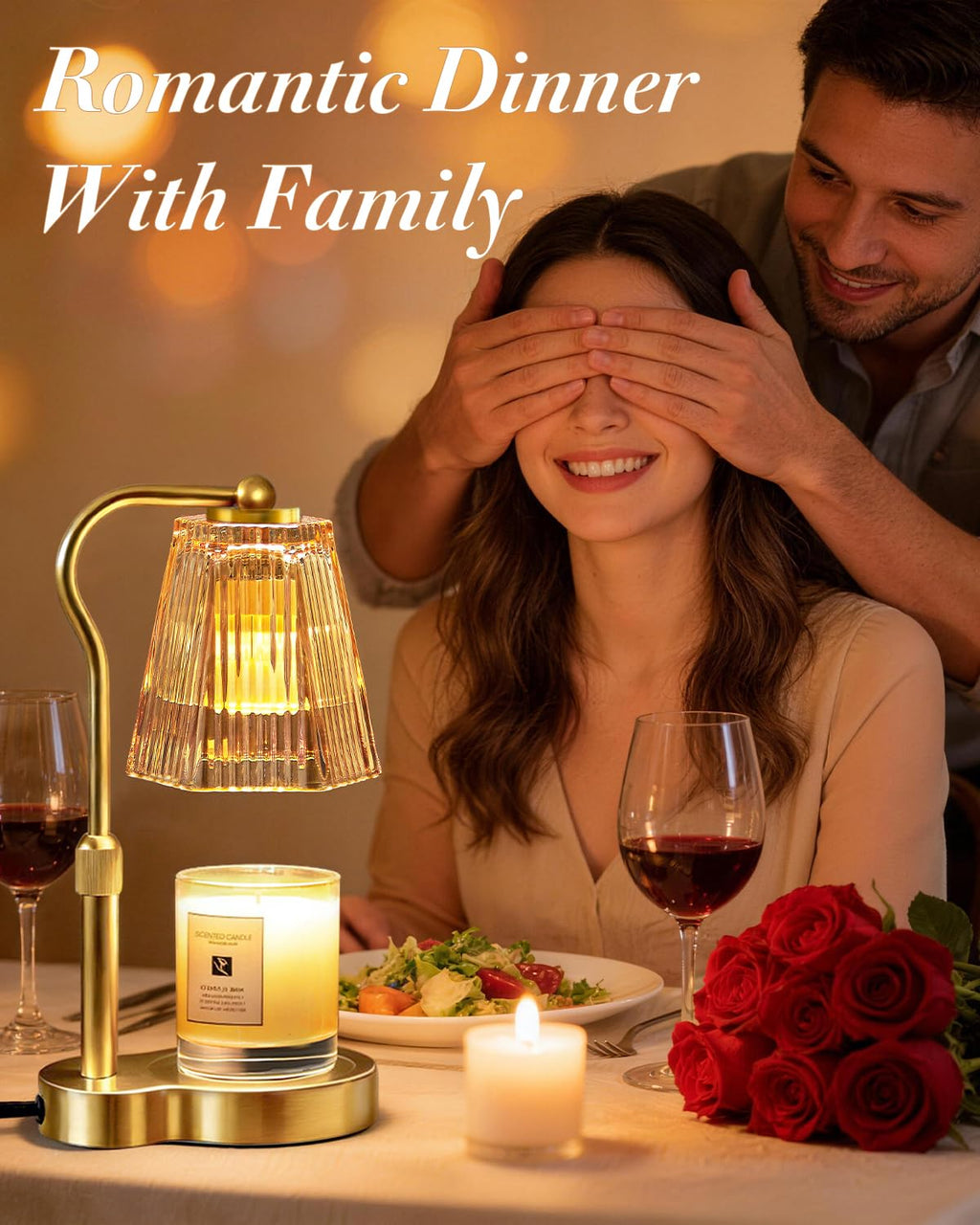 Candle Warmer Lamp with Timer & Dimmable Settings U2153