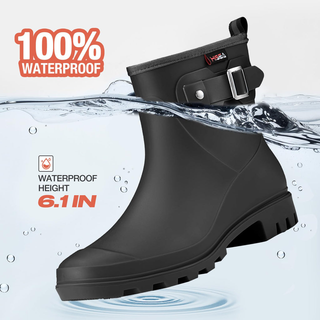 Waterproof Short Ankle Rubber Rain Boots Y316890
