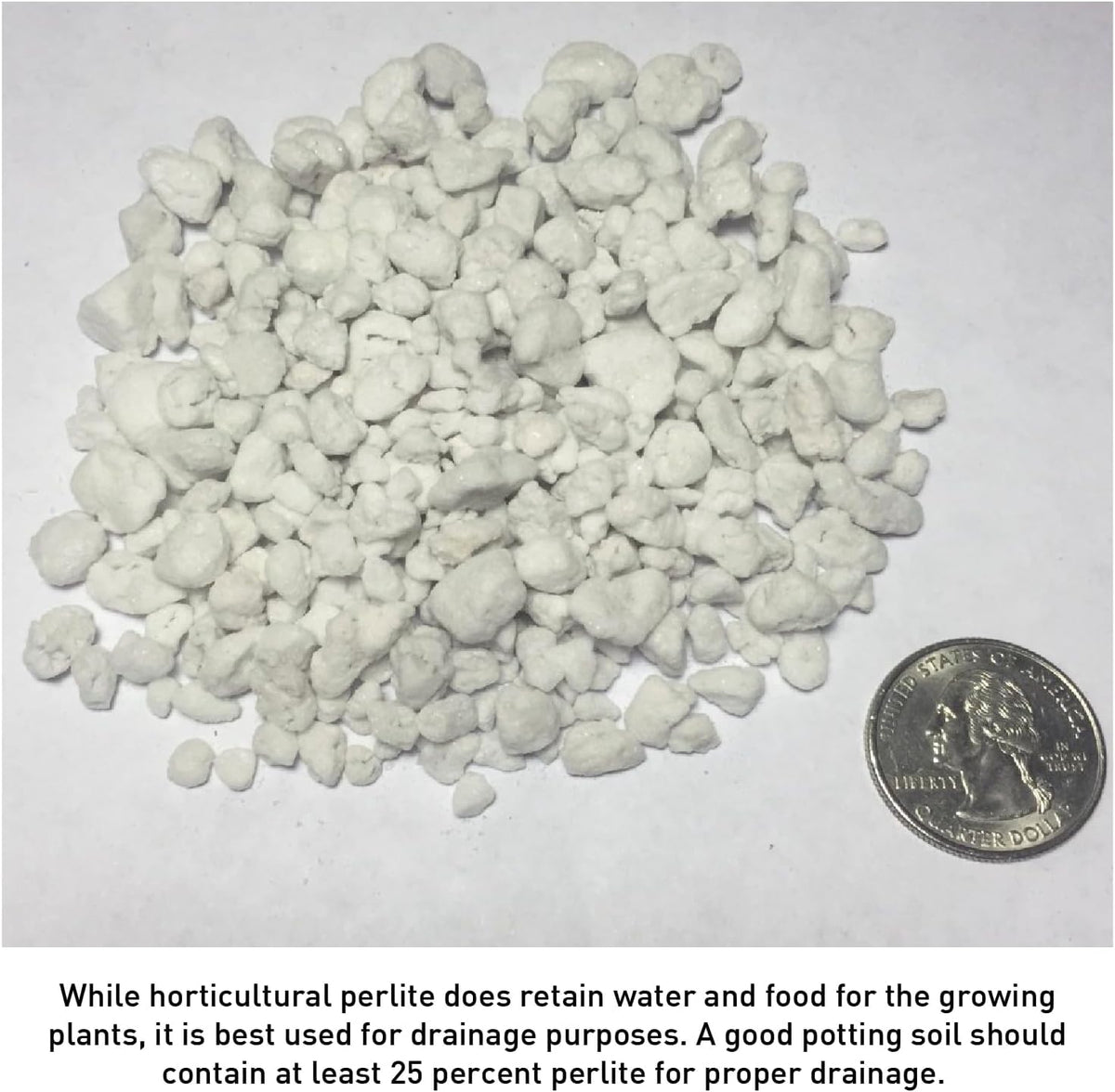 Perlite Horticultural Medium Grade Soil Additive 4 Cubic Feet 1 Bag J7896
