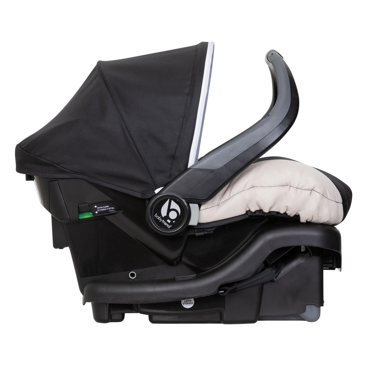 Khaki Infant Car Seat with Cover and Harness H1226