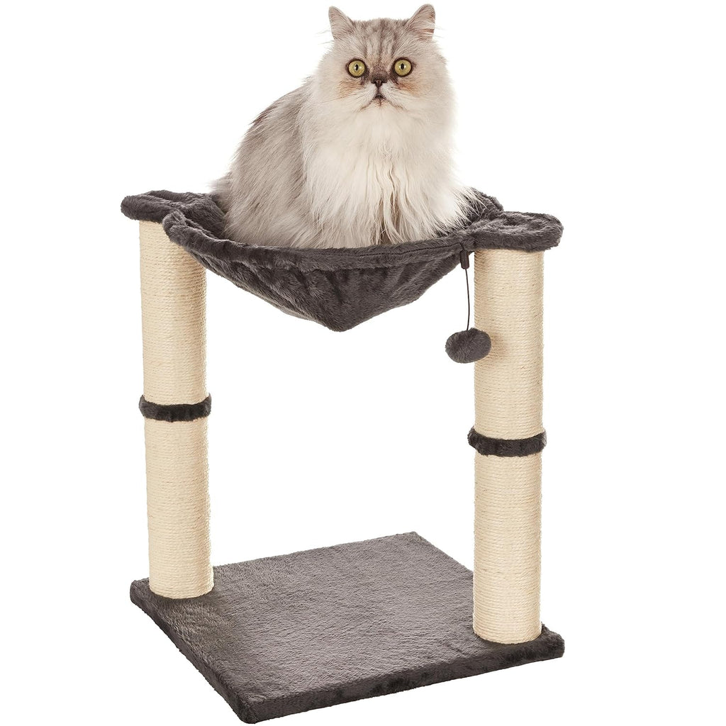 Cat Condo Tower with Hammock Bed and Scratching Posts P889942