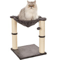 Cat Condo Tower with Hammock Bed and Scratching Posts P889942
