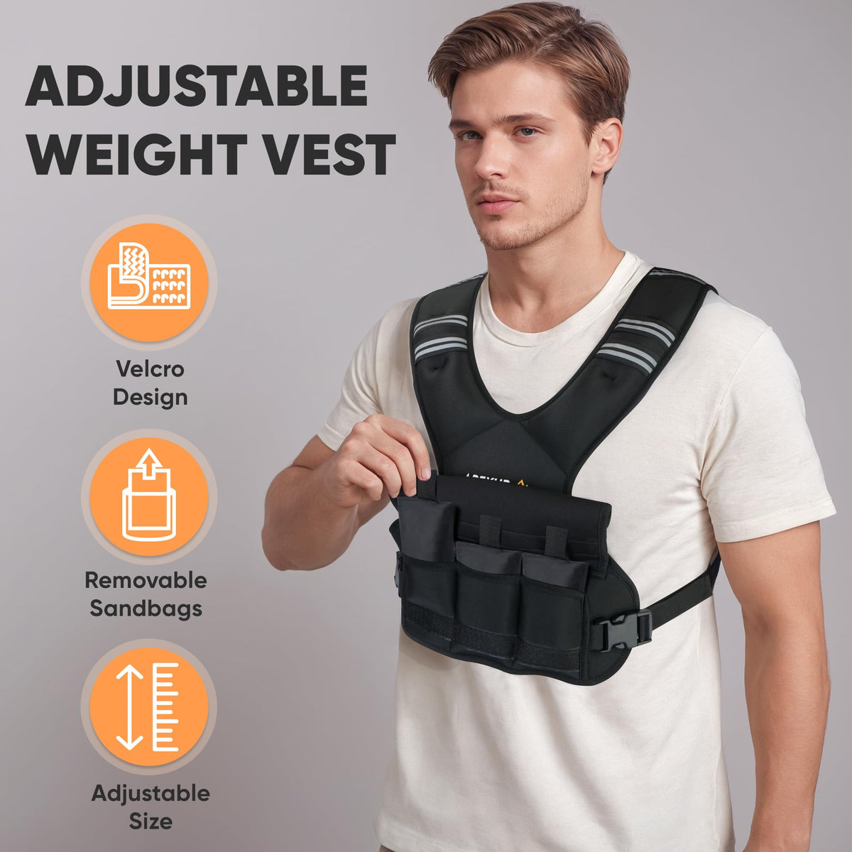 Adjustable Ankle Weights and Weighted Vest Z8072