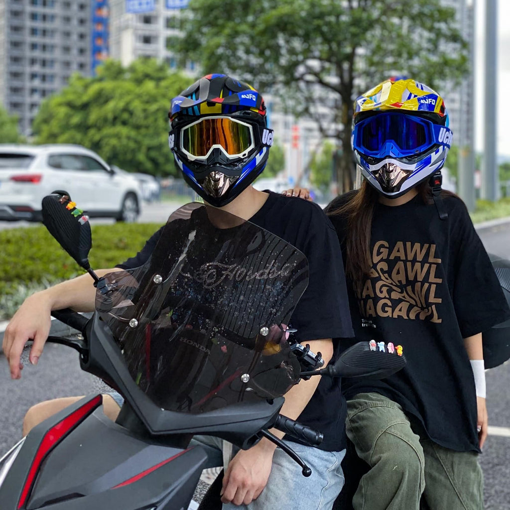 DOT Approved Kids Motocross Helmet with Goggles J837