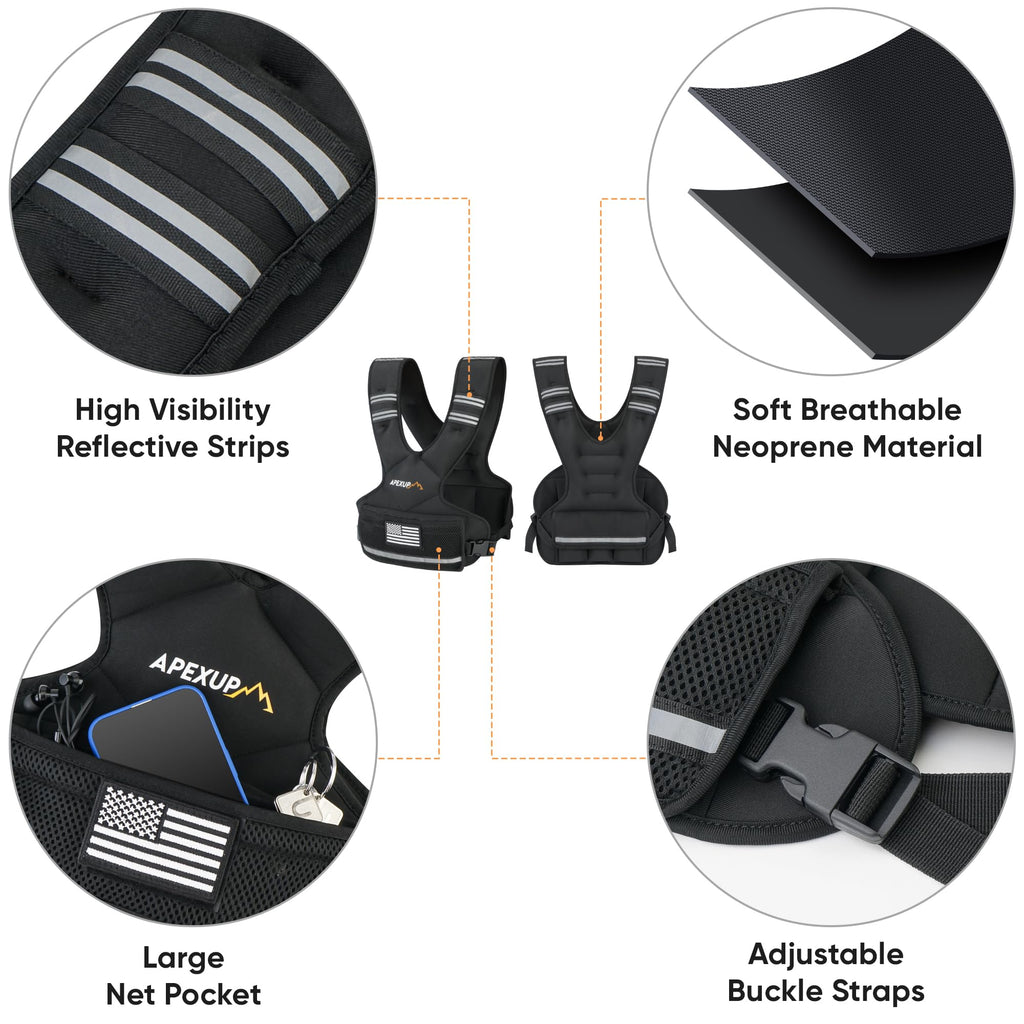 Adjustable Ankle Weights and Weighted Vest Z8072