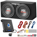 Dual 12" Subwoofers Loaded Enclosure with Amp & Wiring Kit H740181
