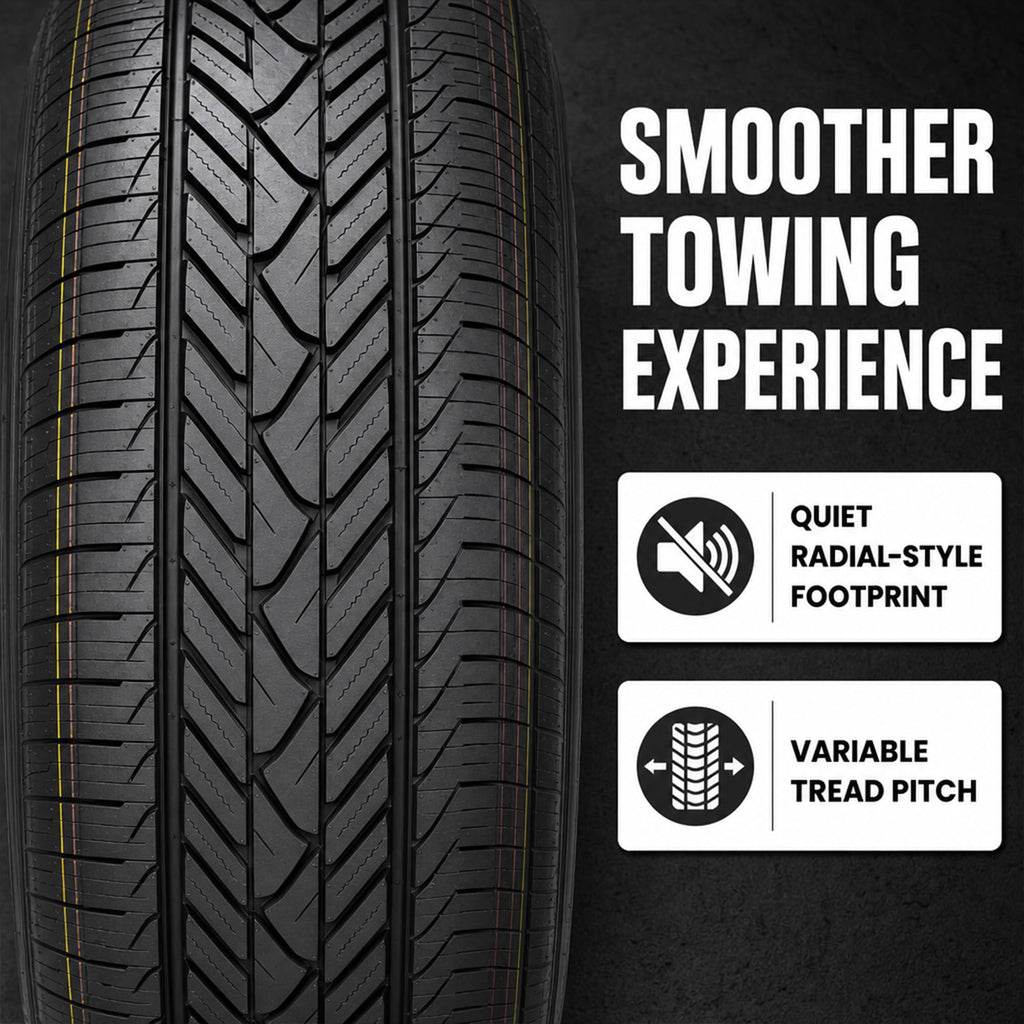 2 Pack Trailer Tire Rim Assembly Black I978811