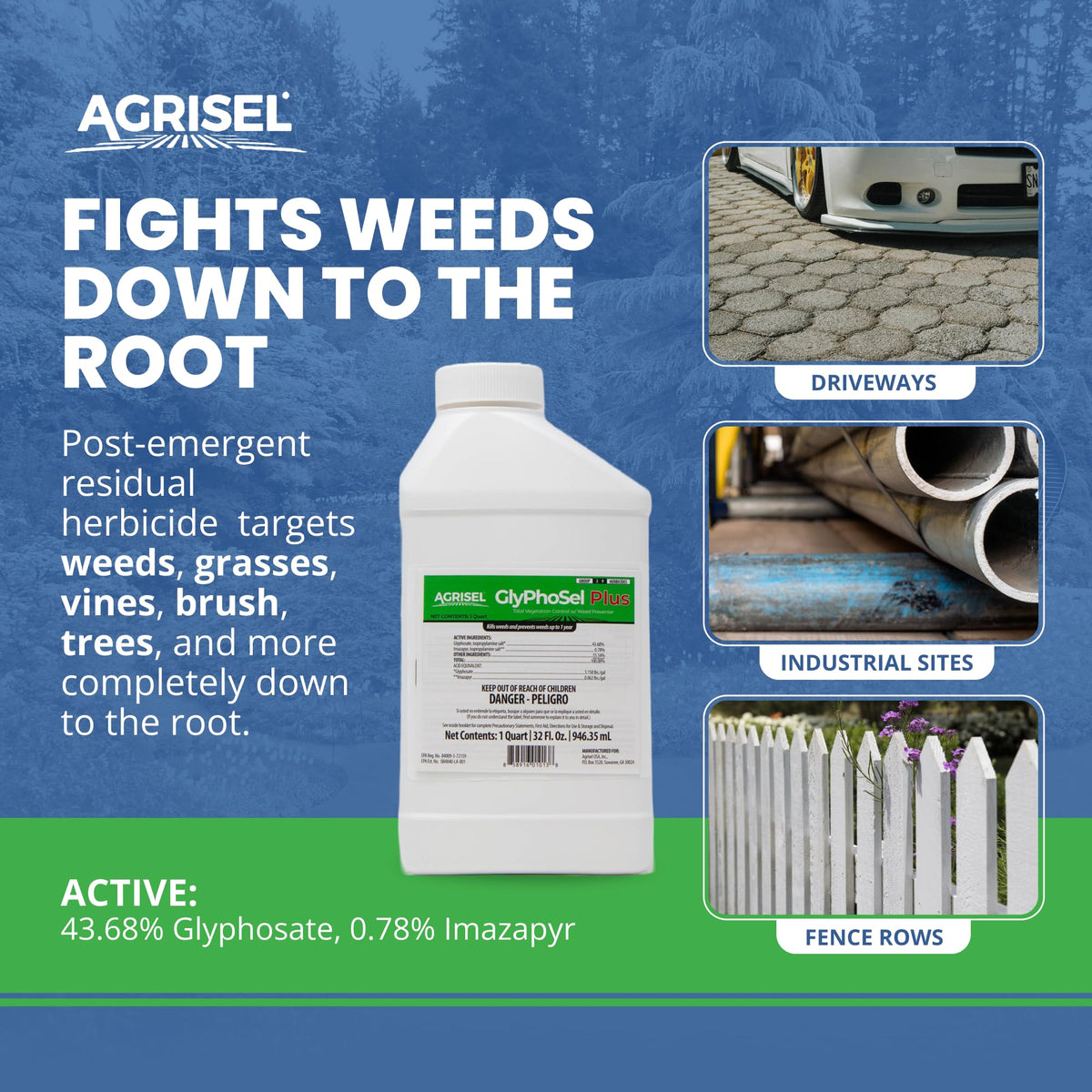 32 Ounces Post Emergent Weed Killer M955