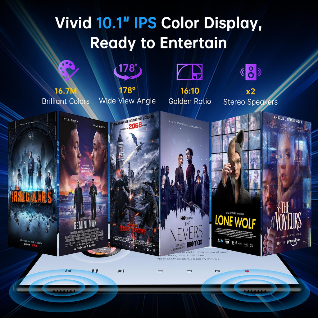 Android 14 Tablet with Sim Card Slot 10GB+32GB 10 inch Tablet B569