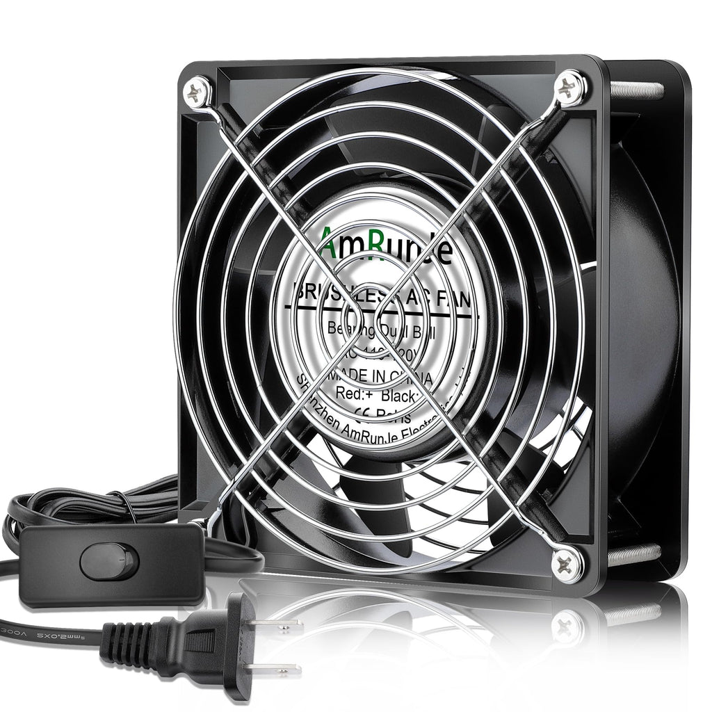 120mm x 38mm 120V Dual Ball Bearing Axial Fan W743970