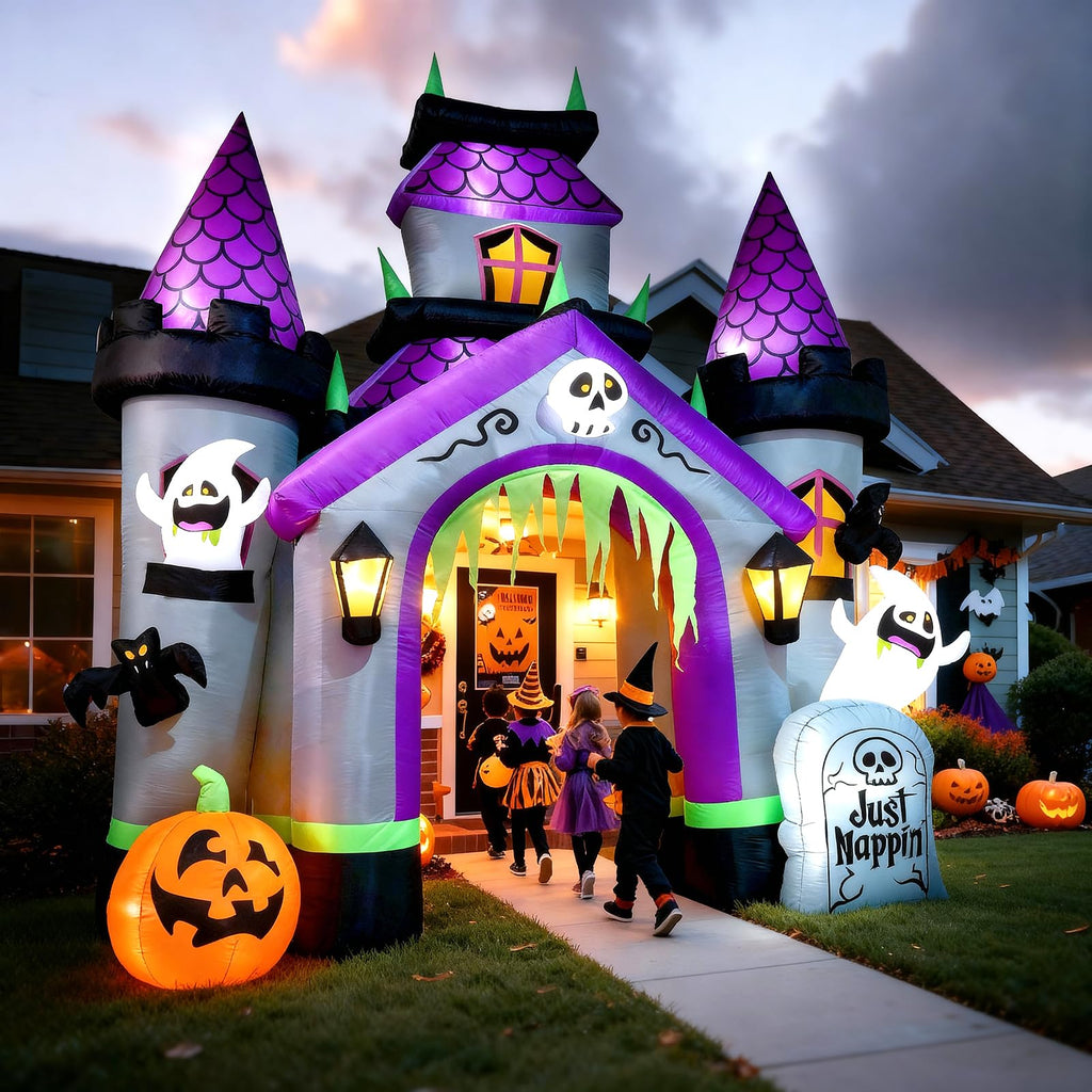 12 FT Halloween Inflatable Archway Outdoor Decoration D8442