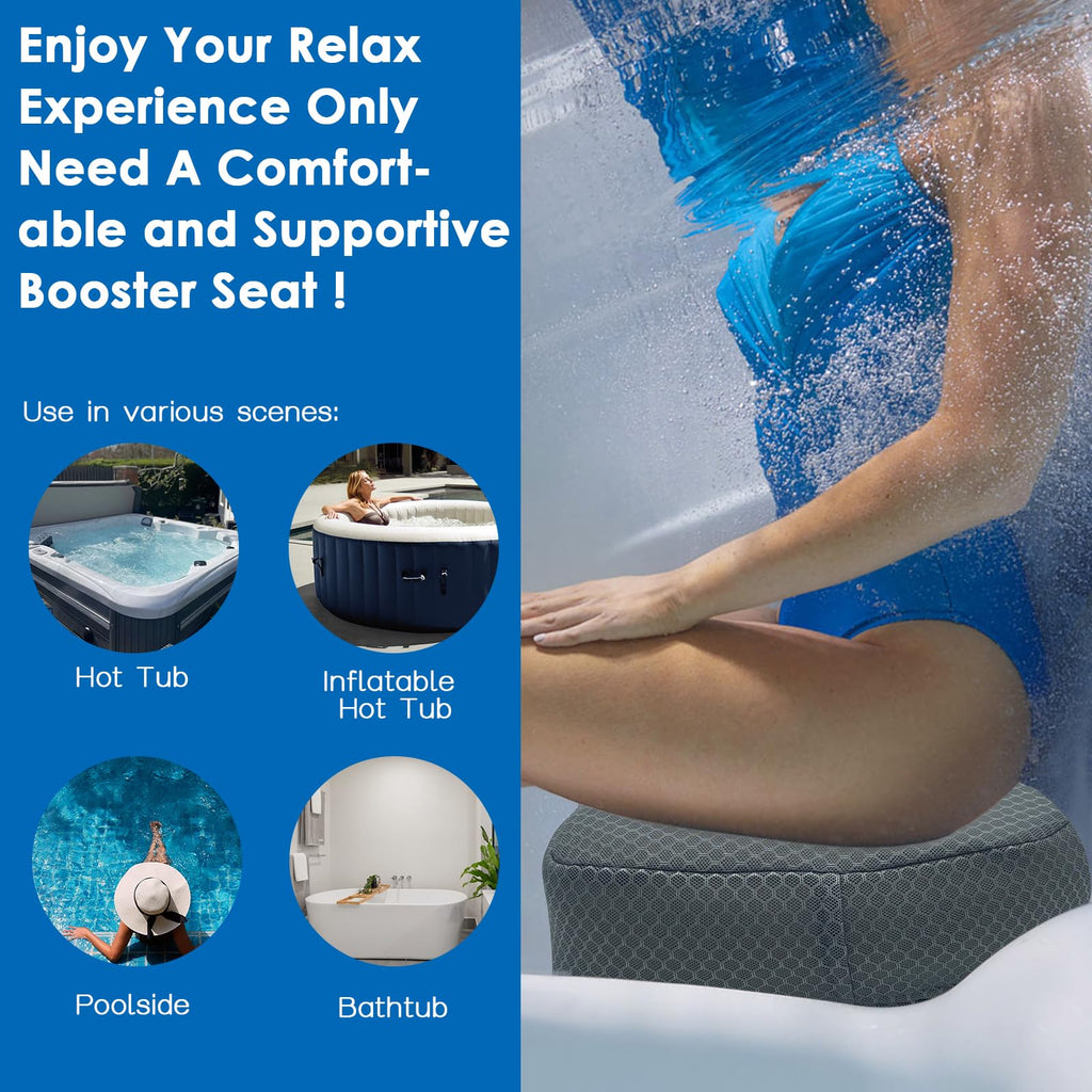 Gray Weighted Hot Tub Booster Seat H40154