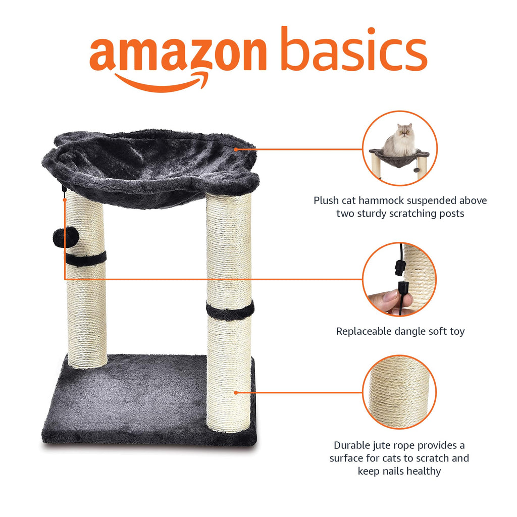 Cat Condo Tower with Hammock Bed and Scratching Posts P889942