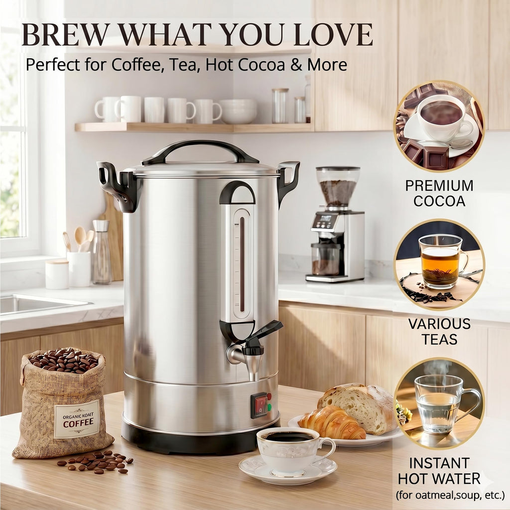 100 Cup Stainless Steel Commercial Coffee Urn N83409