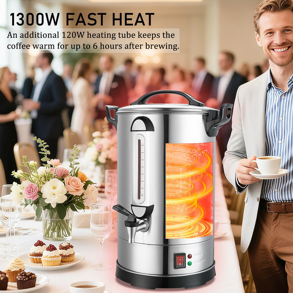 100 Cup Stainless Steel Commercial Coffee Urn N83409