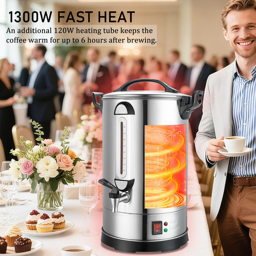 100 Cup Stainless Steel Commercial Coffee Urn N83409