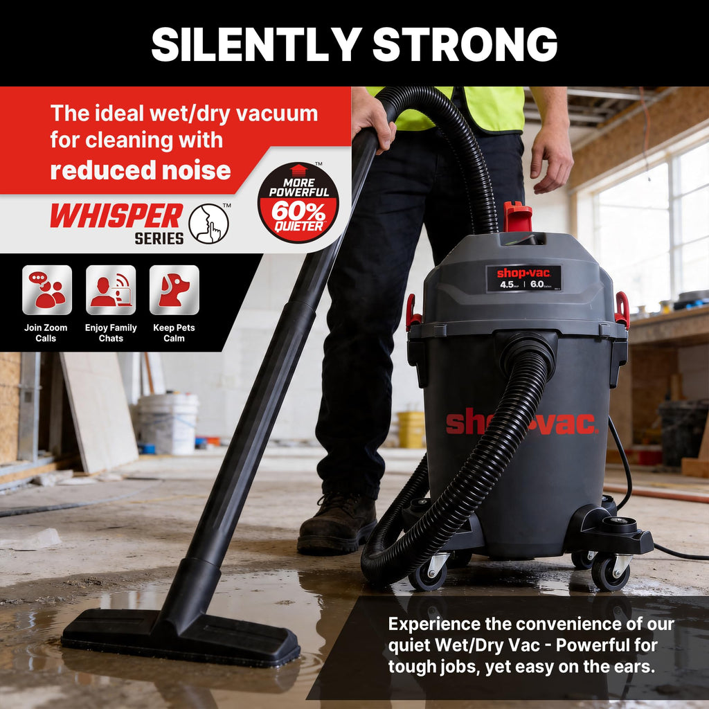 6 Gallon Wet and Dry Shop Vacuum I81267